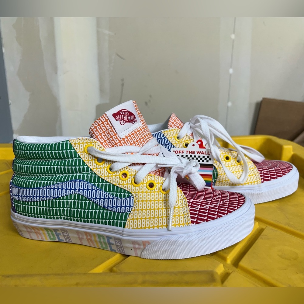 Rainbow SK8 Vans HI